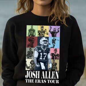 Josh Allen Football Eras Tour Parody Fan Sweatshirt